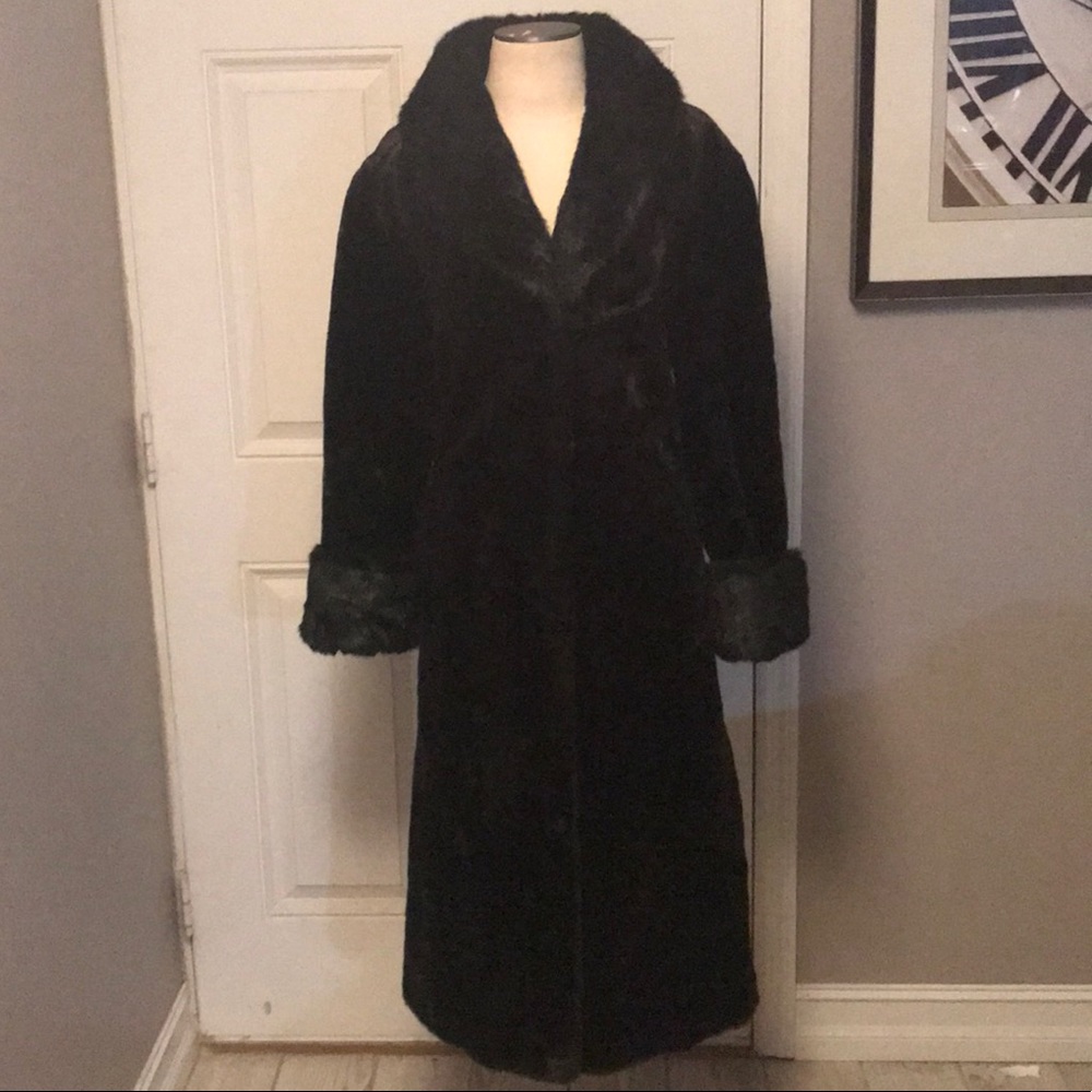 Vintage Olympia Limited Faux Mink Trench Coat